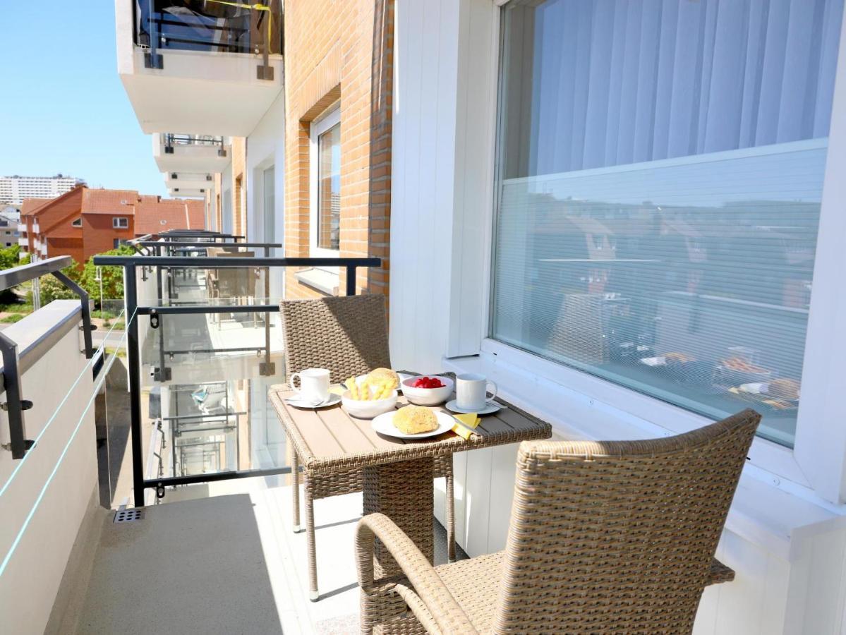 Einfaches 2-Zimmer-Appartement Mit Balkon. Westerland Kültér fotó