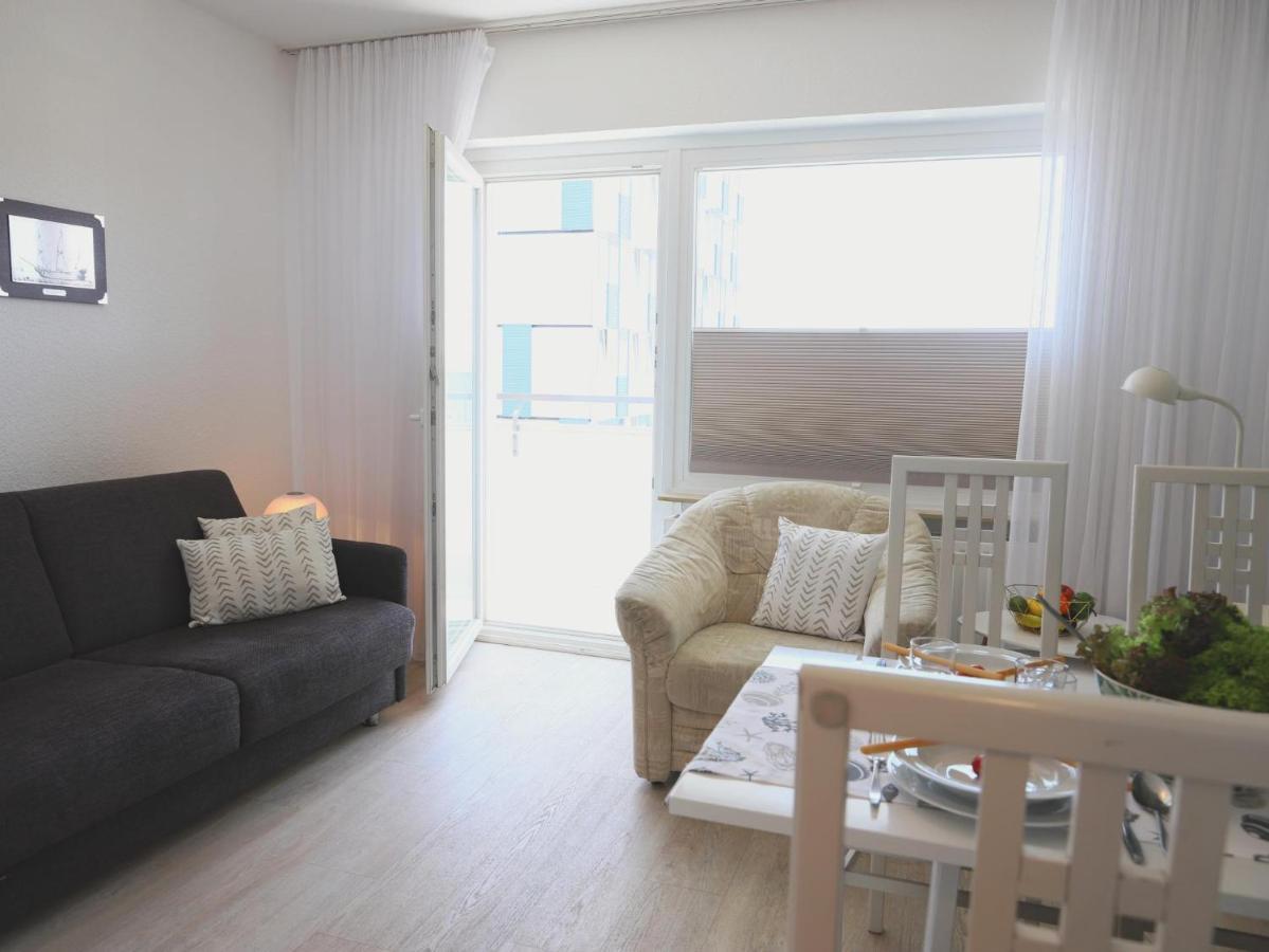 Einfaches 2-Zimmer-Appartement Mit Balkon. Westerland Kültér fotó