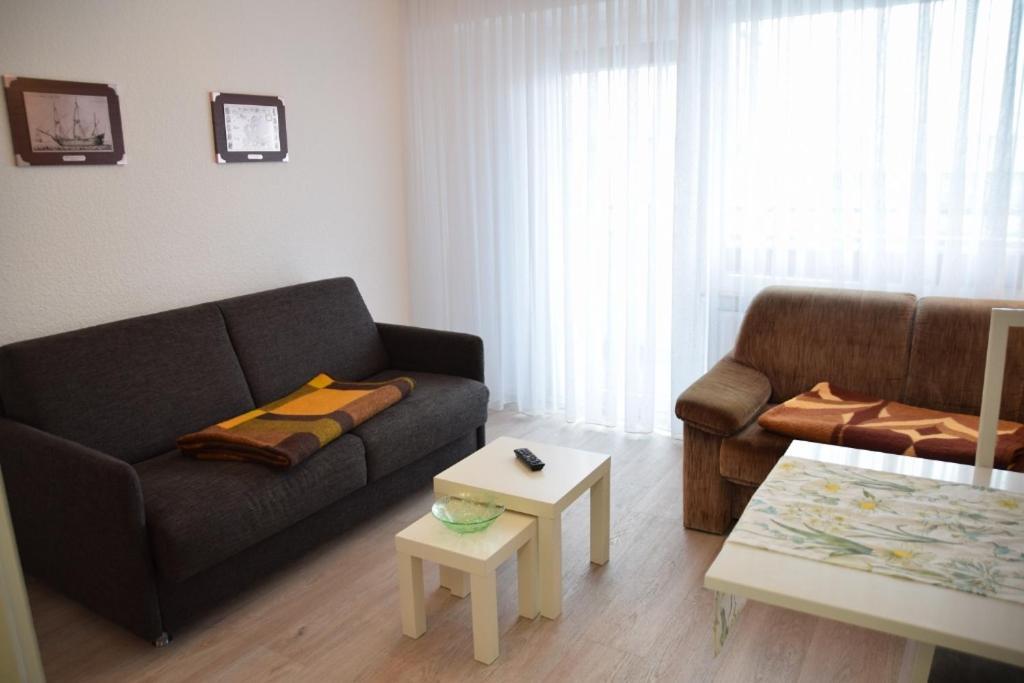 Einfaches 2-Zimmer-Appartement Mit Balkon. Westerland Kültér fotó